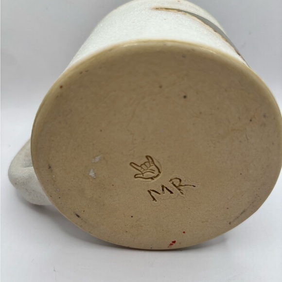 White Ceramic Art Mug - Picture 5 of 9